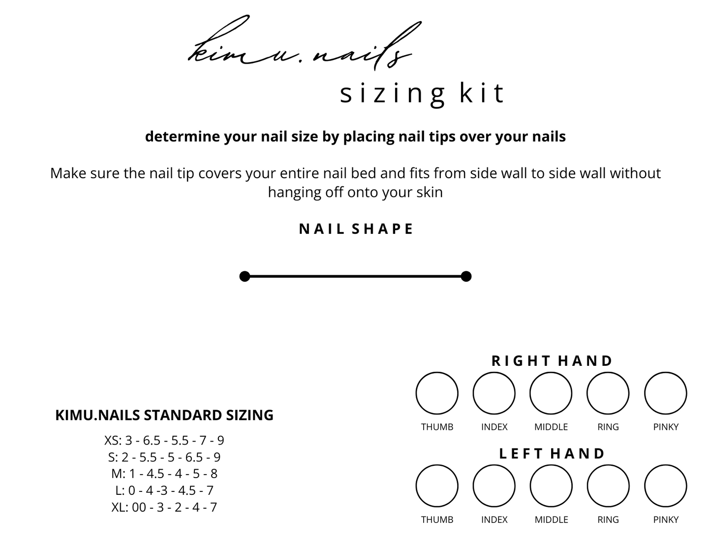 Nail Sizing Kit